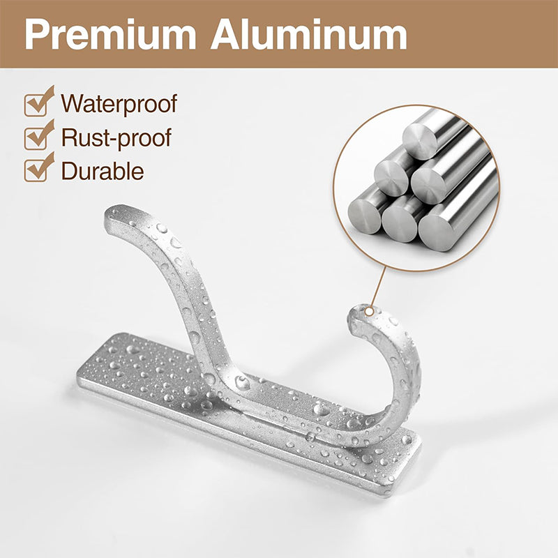 Heavy-Duty Adhesive Hooks – Multi-Pack
