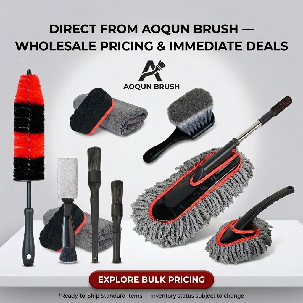 Car Detailing Brush Set