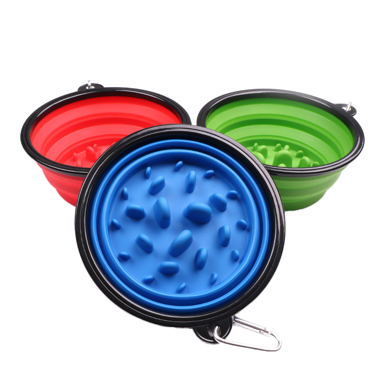 Collapsible Silicone Pet Bowls – 2 Pack