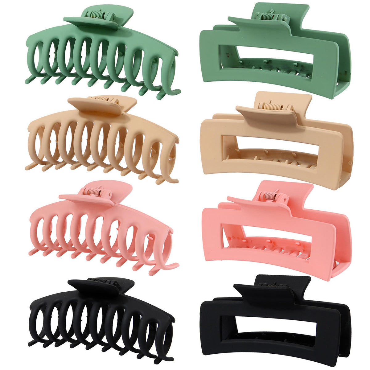 Premium Hair Claw Clips – Multi-Pack